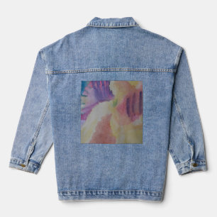 Coral Reef Abstrakt Art Jeansjacke