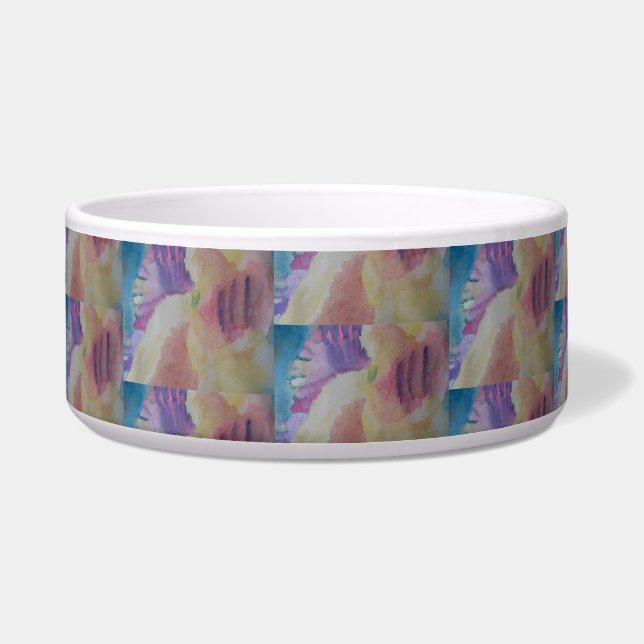 Coral Reef Abstrakt Art Pet Bowl Napf (Vorderseite)