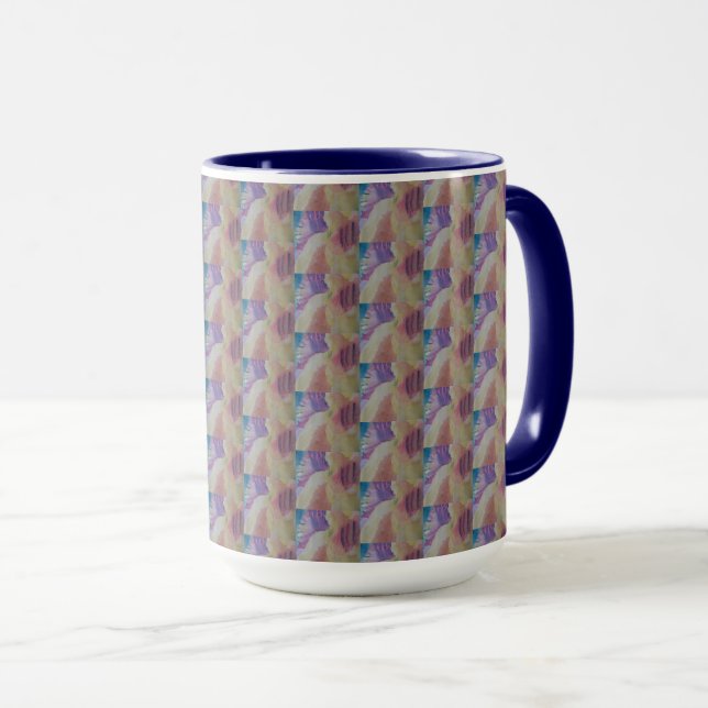 Coral Reef Abstrakt Art Tasse (VorderseiteRechts)
