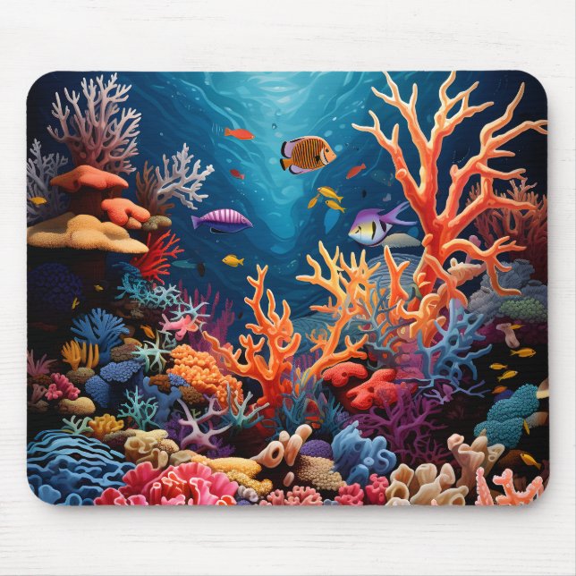Coral Reef Mouse Pad Mousepad (Vorne)