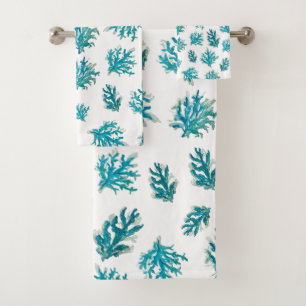 Coral Reef Nautical Coastal Serviette Motif