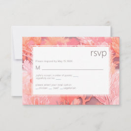 Coral Reef Vibrant rose vif RSVP