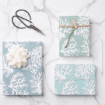 Coral Reefs Beach Summer Wedding Geschenkpapier Set<br><div class="desc">Coral Reefs Sommer Küstenstrand. Anpassbare Hintergrundfarbe,  die an das gewünschte Farbschema angepasst werden kann. Verwenden Sie die Schaltfläche Anpassen und wählen Sie eine beliebige Farbe.</div>