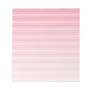 Coral rosa Candy Streifen Notizblock
