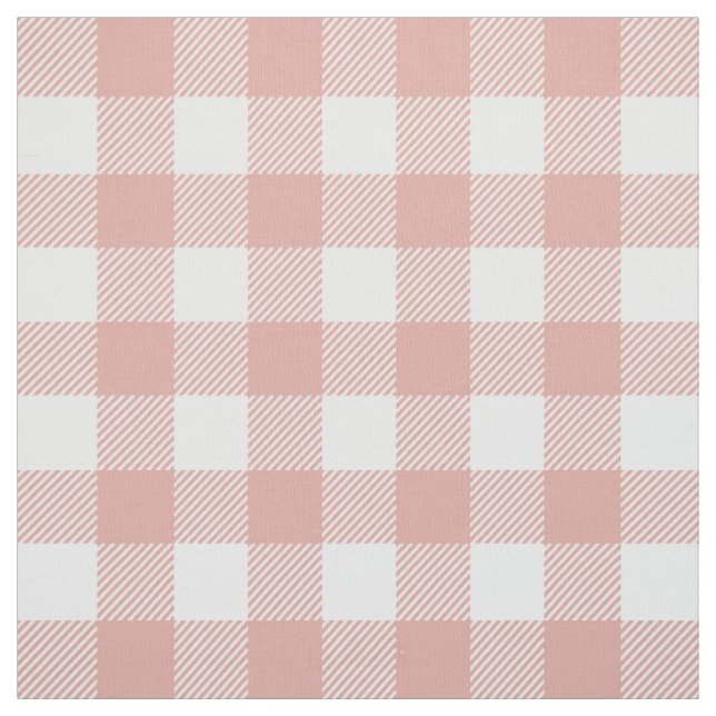 Coral Rose Buffalo Kariert Stoff (Muster)