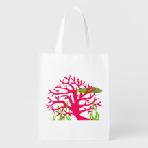 Coral rose - Épicerie réutilisable / Sac cadeau