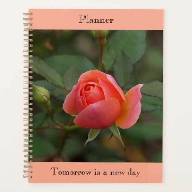 Coral Rose Planner Planer (Vorderseite)