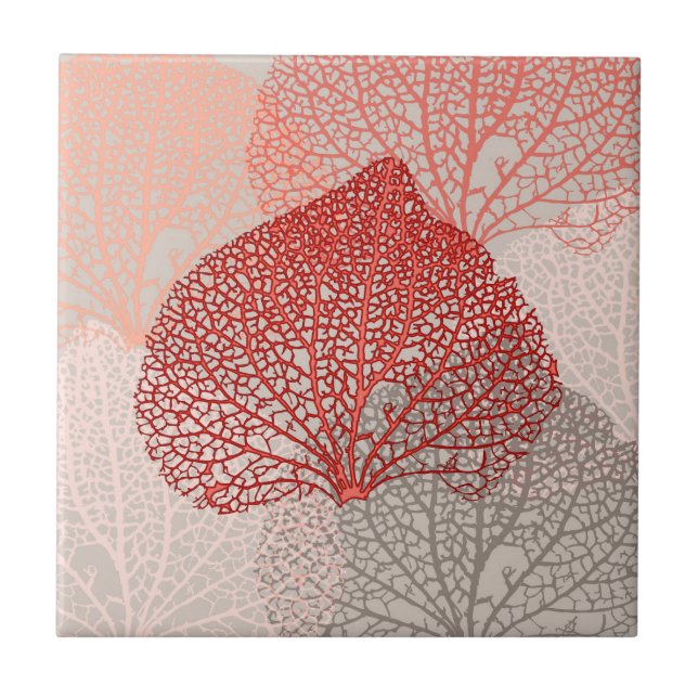 Coral Shadow Fliese (Vorderseite)