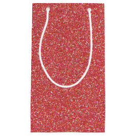 Coral Sparkle Glitzer Geschenktasche Kleine Geschenktüte