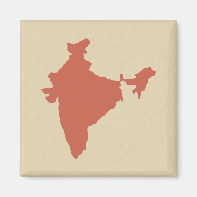 Coral Spice Moods India Magnet (Vorne)