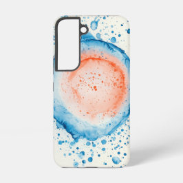 Coral Splash" - Gehäuse für Wasserfarbenburst Samsung Galaxy Hülle