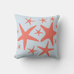 Coral Starfish - Leben am Strand - Kissen