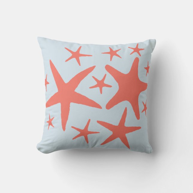 Coral Starfish - Leben am Strand - Kissen (Vorderseite)