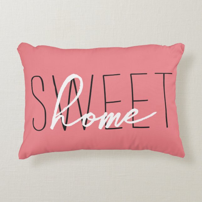 Coral Sweet Dreams Chambre Jeter Accent Coussin (Devant)