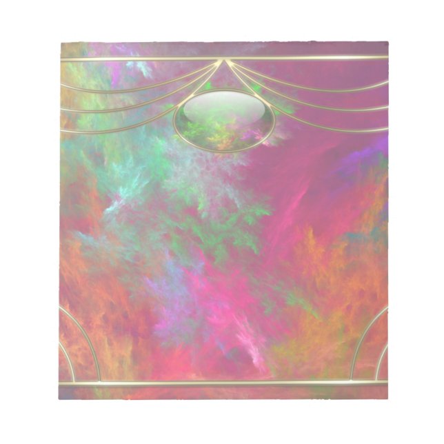 Coral Tiefs Notepad Notizblock (Vorderseite)