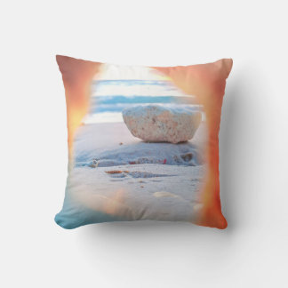 Coral View Beach Vibes Lancer Oreiller