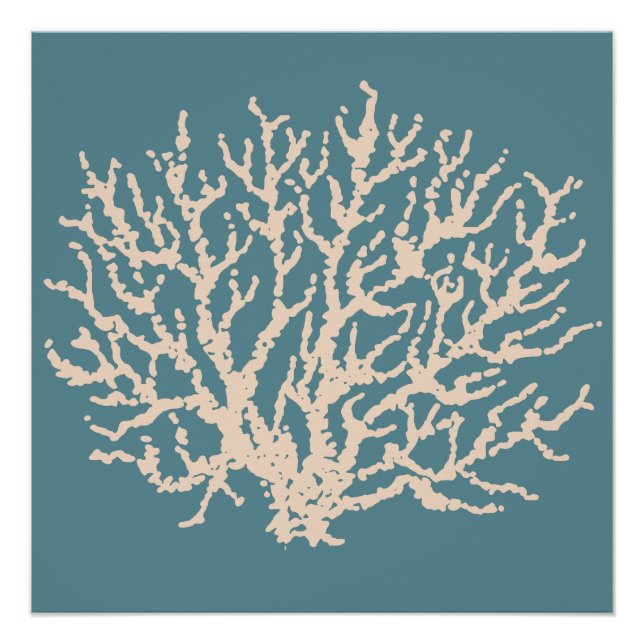 Coral Wall Art Poster (Vorderseite)