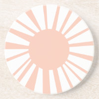 Coral White Sun Muster Sandstone Untersetzer