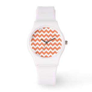 Coral Zigzag Armbanduhr