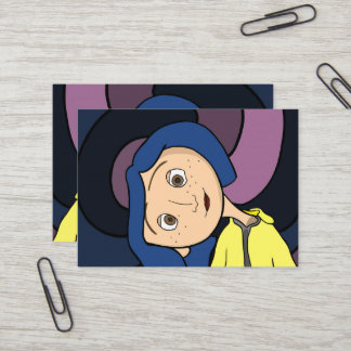 Coraline cartão de visita visitenkarte