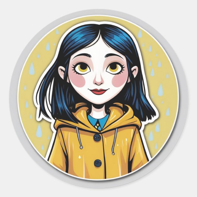 Coraline Inspired Sticker (Devant)