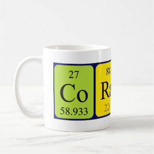 Coraline Namen-Tasse periodischer Tabelle Kaffeetasse