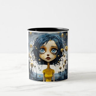 Coraline-Tasse Zweifarbige Tasse