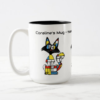 Coralins Tasse - zu viel Kunst oder zu viele Katze