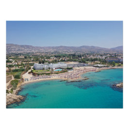 Corallia Beach Paphos, Zypern Poster