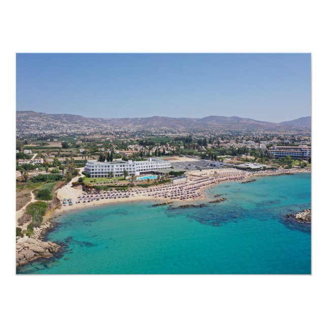 Corallia Beach Paphos, Zypern Poster (Vorderseite)