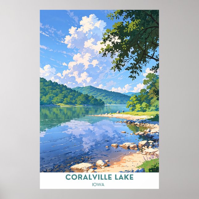 Coralville Lake, Iowa Poster (Vorne)