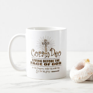 "Coram Deo" 11-Unze-klassische Tasse (Rosegold)