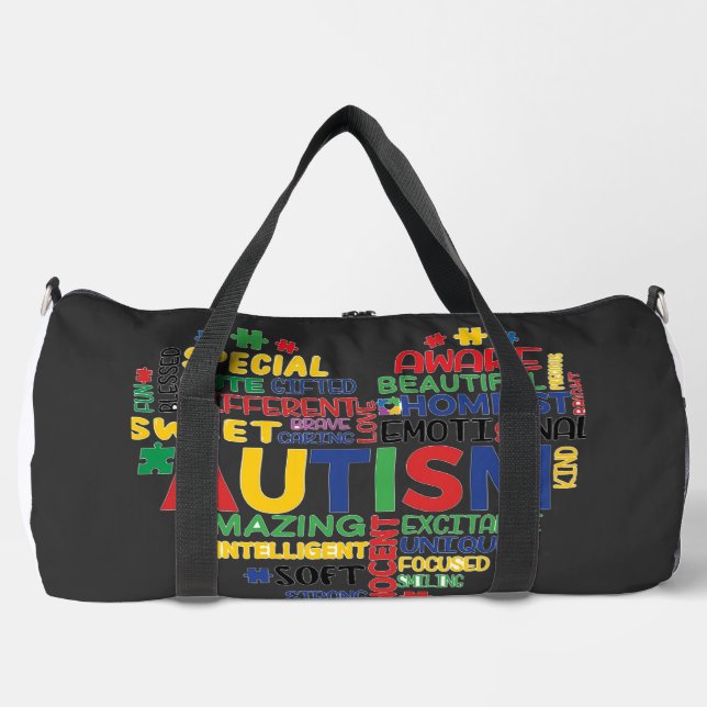  corazon autismo duffle bag (Vorderseite)
