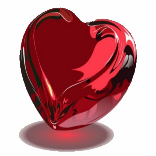 Corazón. Freistehende Fotoskulptur (Vorne)