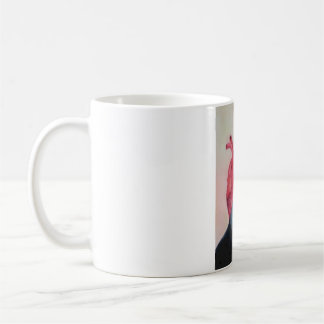 Corazón Kawaii Rojo Kaffeetasse