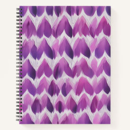 Corazones al Revés en Violeta Notizbuch
