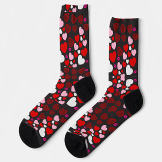 corazones socken