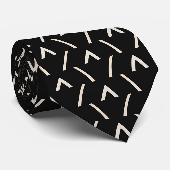 Corbata de estilo masculino moderno rayas krawatte (Gerollt)