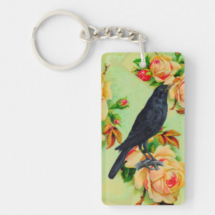 Corbeau noir et Rose