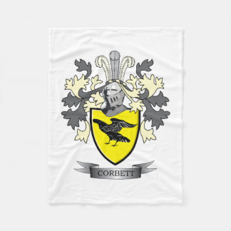 Corbett Familienwappen-Wappen Fleecedecke
