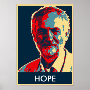 corbyn Arbeitsanhänger kundengerechter Poster