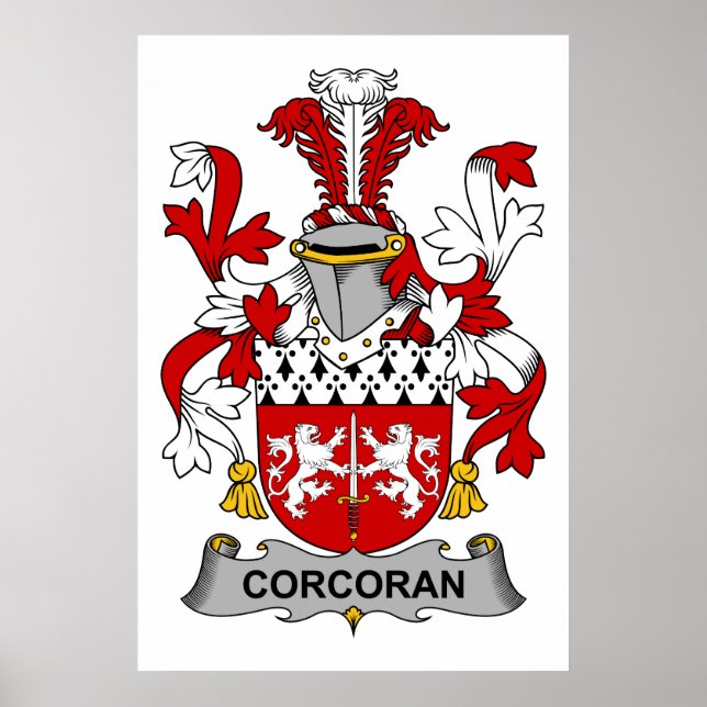 Corcoran-Familienwappen Poster (Vorne)