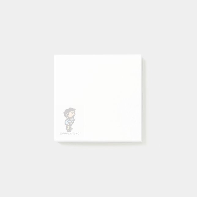 Corcoran Studio Post It Notizen 3"x3" (Vorderseite)
