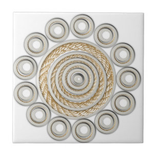 Corde de Carreaux de Céramique de Style Campagnard