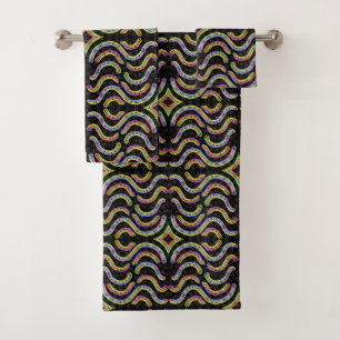 Corde de chaîne de couleur arc-en-ciel motif répét