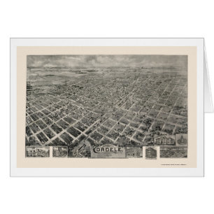 Cordele, carte panoramique de GA - 1908