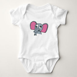 Cordelia Elephant Baby One-sie Baby Bodysuit Baby Strampler