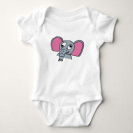 Cordelia Elephant Baby One-sie Baby Bodysuit Strampler