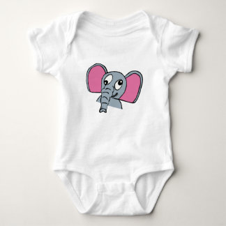 Cordelia Elephant Baby One-sie Baby Bodysuit Strampler