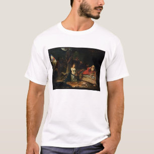 Cordelia und König Lear (Öl auf Leinwand) T-Shirt